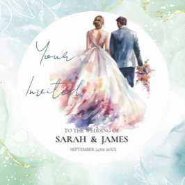 Blumenaufkleber für rustikale Rose Runder Aufkleber