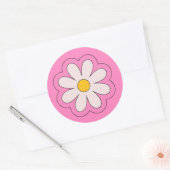Blumenaufkleber Runder Aufkleber (Umschlag)