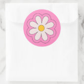Blumenaufkleber Runder Aufkleber (Tasche)