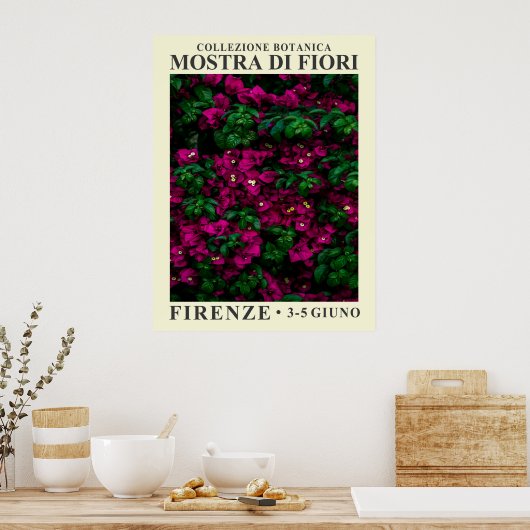 Blumenausstellung Nr. 1 Poster (Küche)