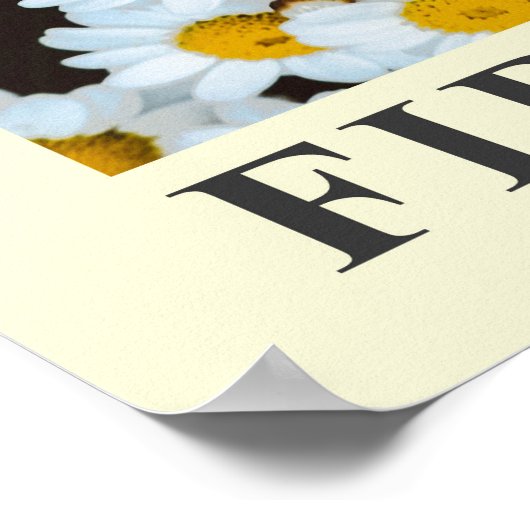 Blumenausstellung Nr. 5 Poster (Ecke)