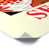 Blumenausstellung Nr. 9 Poster (Ecke)