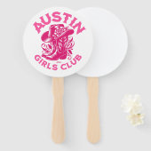 Blumenaustin Bachelorette Cowgirl Fächer (Vorne und Hinten)