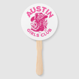 Blumenaustin Bachelorette Cowgirl Fächer