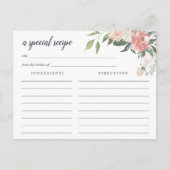 Blumenausweis im Sommer Postkarte (Vorderseite)