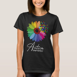 Blumenautismus Bewusstsein Daisy Blume Frauen T-Shirt