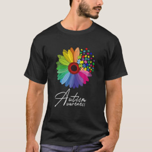 Blumenautismus Bewusstsein Daisy Blume Frauen T-Shirt