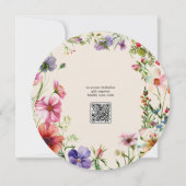 Blumenbaby in Bloom Baby Dusche Einladung (Rückseite)