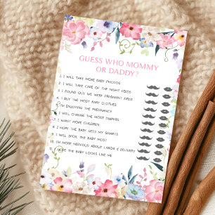 Blumenbaby in Blüte - Rate mal, wer Mama oder Papa