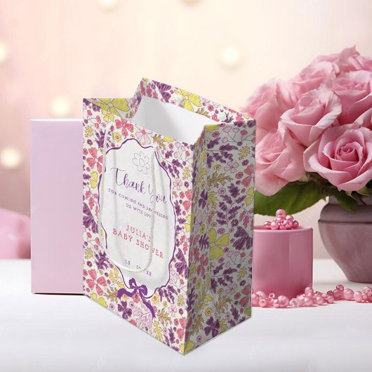 Blumenbaby-Mittlere Geschenktüte