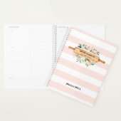 Blumenbäckerei Button Patisserie gestreift Planer (Anzeige)