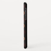 Blumenband-abstrakte Fraktal-Kunst Case-Mate iPhone Hülle (Hinten/Links)