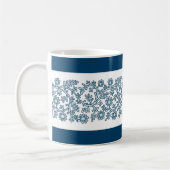 Blumenband, Blue Coffee Tasse (Links)