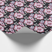 Blumenband Geschenkpapier (Ecke)