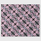 Blumenband Geschenkpapier (Flach)