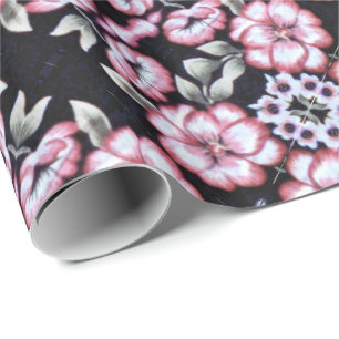 Blumenband Geschenkpapier