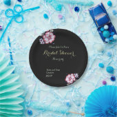 Blumenband Pappteller (Party)