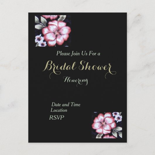Blumenband Postkarte (Vorderseite)