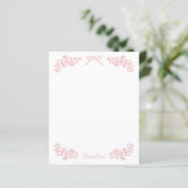 Blumenband Schreibwarenpapier (Stehend Vorderseite)