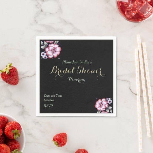 Blumenband Serviette (Beispiel)