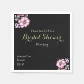 Blumenband Serviette (Vorderseite)