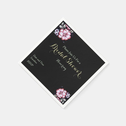 Blumenband Serviette (Ecke)