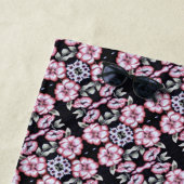 Blumenband Strandtuch (Beispiel)