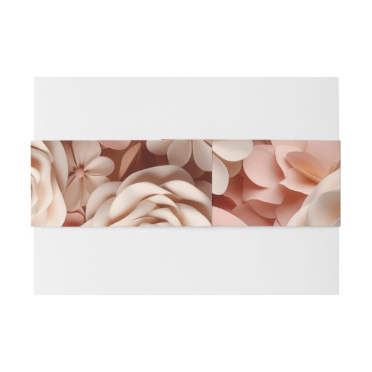 Blumenbänder Einladungsbanderole (Rückseitenbeispiel)