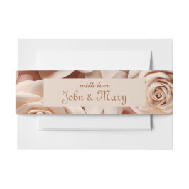 Blumenbänder Einladungsbanderole