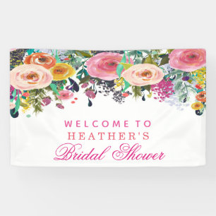 Blumenbanner Banner
