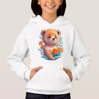 Blumenbär Hoodie