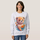 Blumenbär Sweatshirt (Vorne ganz)