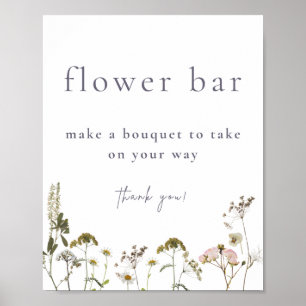 Blumenbarstrauß  poster