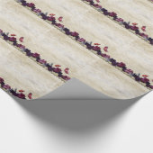 Blumenbatterflies Geschenkpapier (Ecke)