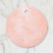 Blumenbäuche Mädchen Dusche Gefallen Anhänger (Rückseite)