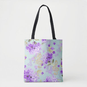 Blumenbaum Clef Purple Blumen Tasche