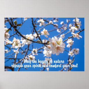 Blumenbaum Inspirationsposter Poster