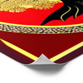 Blumenbaum-Poster Poster (Ecke)