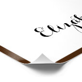 Blumenbaum Silhouette Fotos Poster (Ecke)