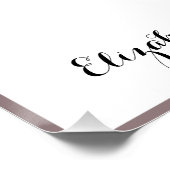 Blumenbaum Silhouette Fotos Poster (Ecke)