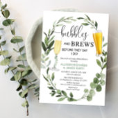 Blumenbäume und Brautparty Einladung