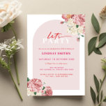 Blumenbäume und Rose 30. Geburtstagsfeier Einladung<br><div class="desc">Diese Party Einladung aus dem 30. Jubiläum wurde für die Abstimmung mit unserer Peony Rose Collection konzipiert und bietet wunderschöne Rose- und Peony-Bouquets mit klassischem Text. Die lebhaften Farben der Rose machen das Auge eindrucksvoll und einzigartig. Für eine erweiterte Anpassung dieses Designs, z.B. das Ändern des Layouts, des Schriftartes oder...</div>