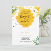 Blumenbäume zum Geburtstag Einladung (Stehend Vorderseite)