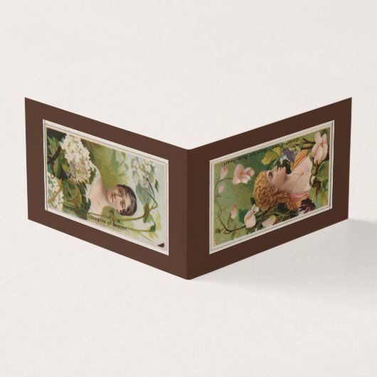 Blumenbeauties 50 und 49 Lesezeichen Visitenkarten (Vorderseite)