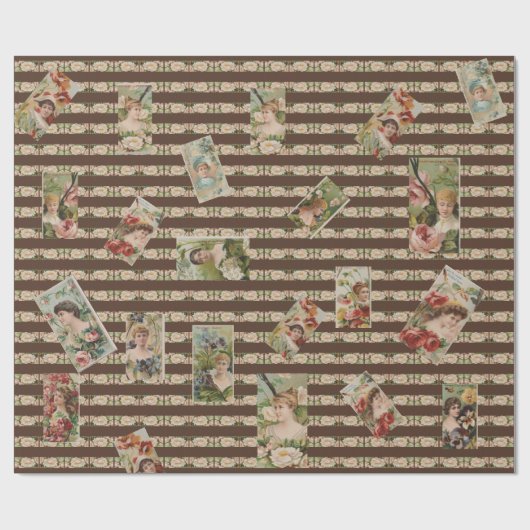 Blumenbeauties Geschenkpapier (Flach)