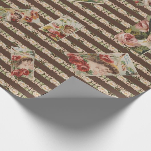 Blumenbeauties Geschenkpapier (Ecke)