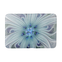 Blumenbeauty Abstrakt Moderne Blaue Pastell Blume