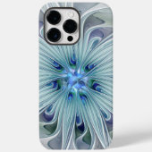 Blumenbeauty Abstrakt Moderne Blaue Pastell Blume Case-Mate iPhone Hülle (Rückseite)