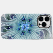 Blumenbeauty Abstrakt Moderne Blaue Pastell Blume Case-Mate iPhone Hülle (Rückseite (Horizontal))