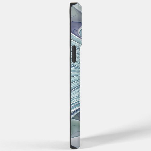 Blumenbeauty Abstrakt Moderne Blaue Pastell Blume Case-Mate iPhone Hülle (Rückseite / Rechts)